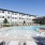 pool with ample seating surrounding it